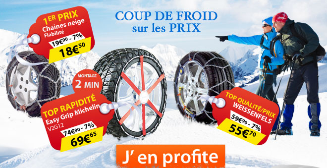 Chaines neiges au meilleur prix