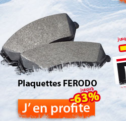Plaquette ferodo jusqu a moins 63%